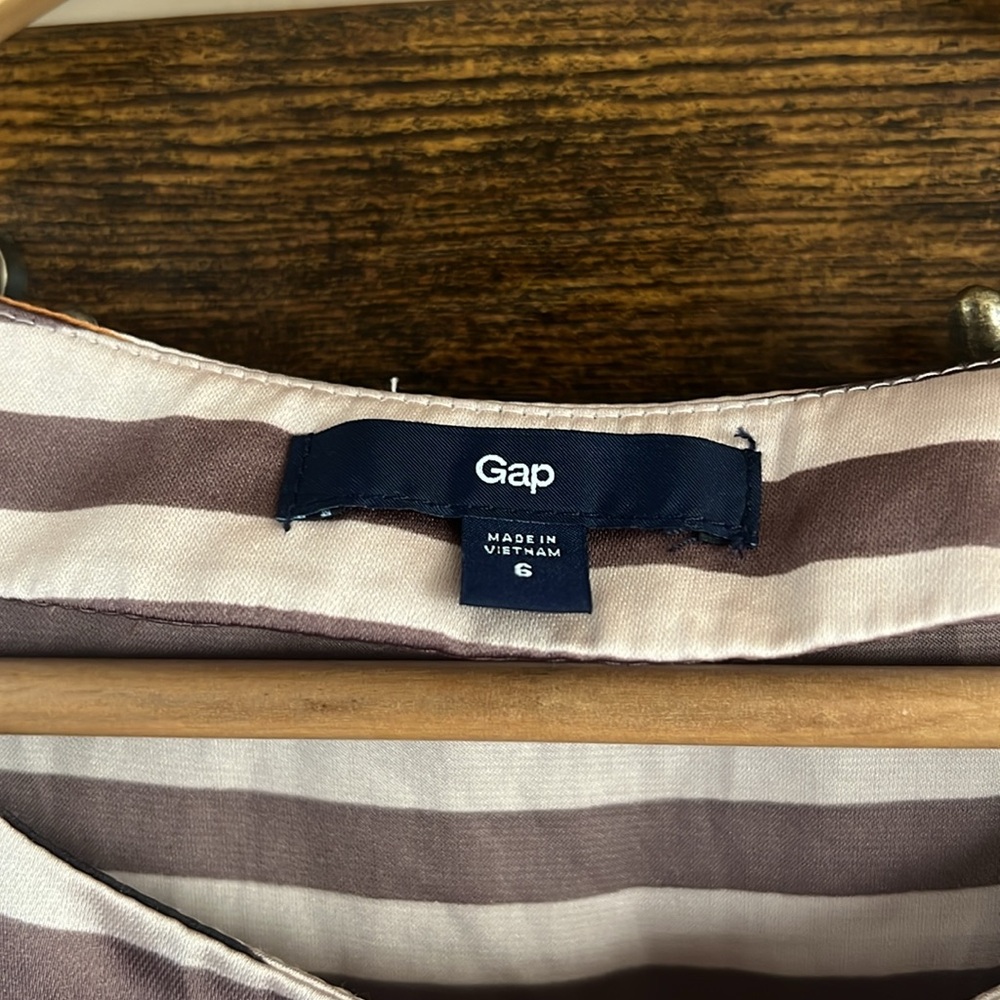 Gap Striped Square Neck Blouse - image 2